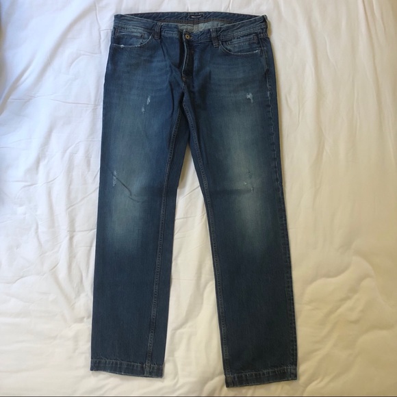 DOLCE & GABBANA Dark Blue Straight Fit Jeans - Picture 1 of 8
